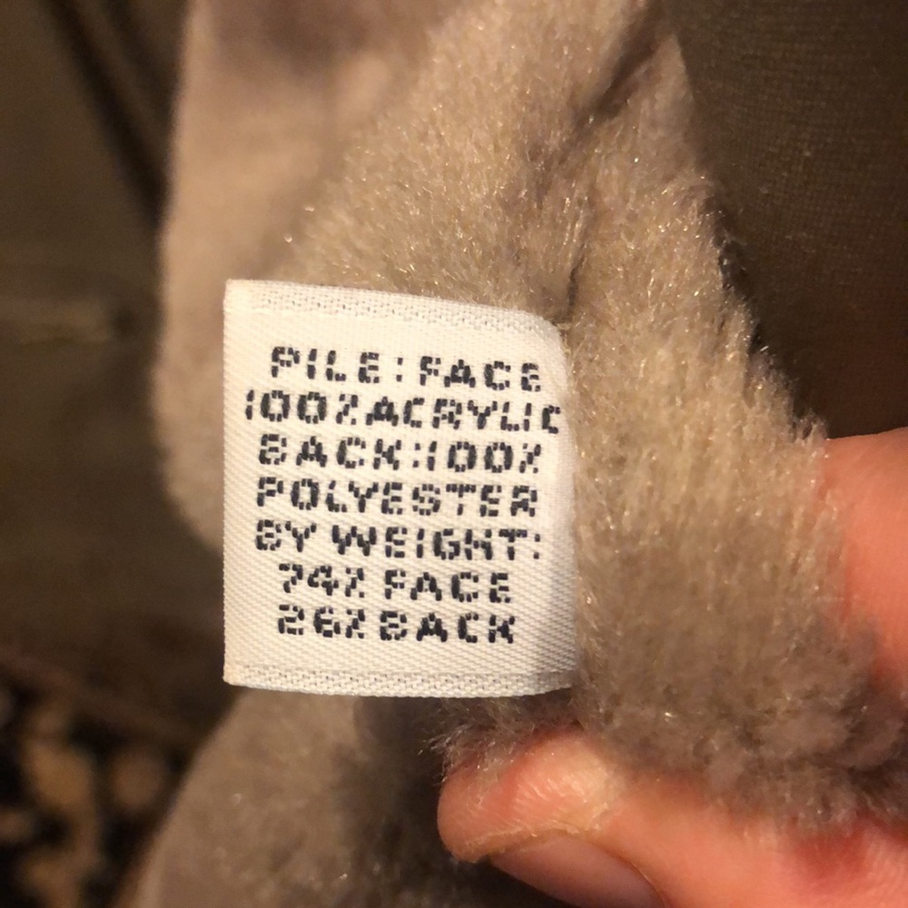 LONDON FOG// removable faux fur lining (real warm)// waterproof CHORE COAT - Picture 4 of 6